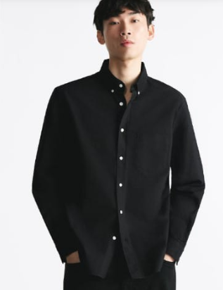 Timeless Black Formal Shirt