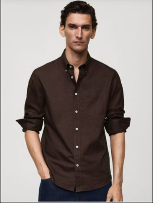 Chocolate Tone Formal Shirt